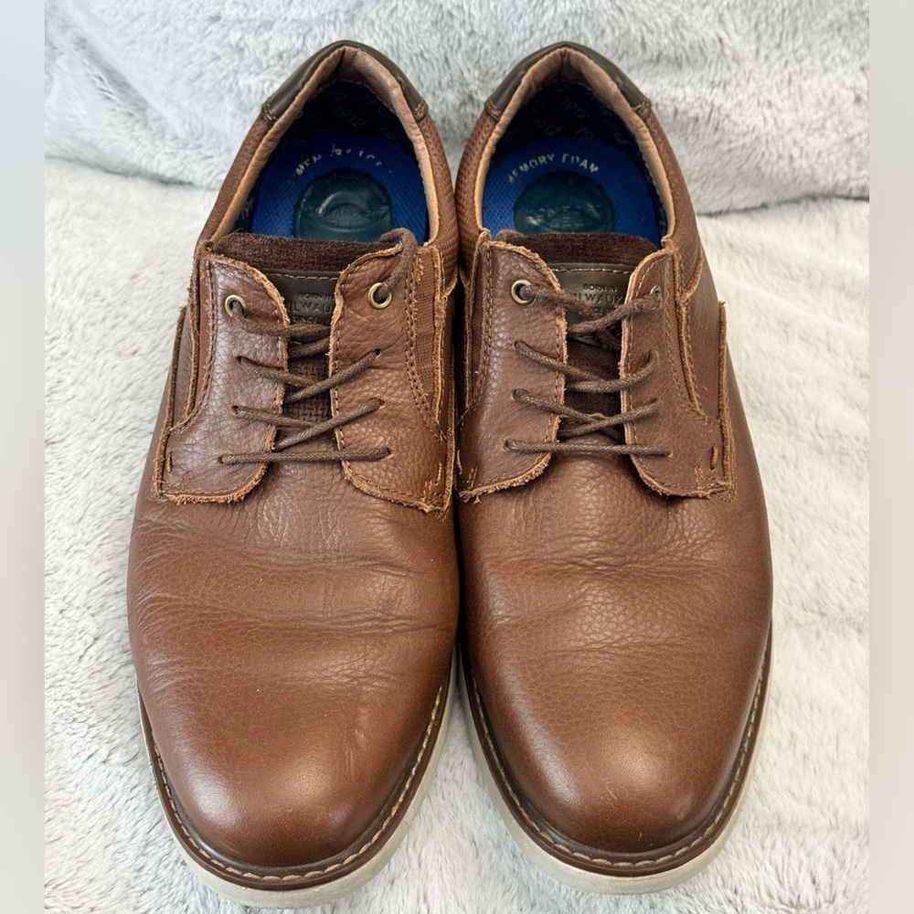 NUNN BUSH Bayridge Plain Toe Oxford Brown/Multi Men’s Size 11 - Picture 2 of 8